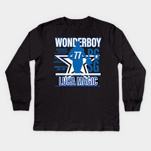 LUKA WONDERBOY MAGIC BASKETBALL Ver.2 Kids Long Sleeve T-Shirt